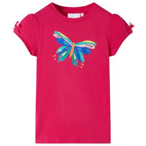 T-shirt pour enfants rose vif 104