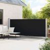 vidaXL Auvent lat&eacute;ral r&eacute;tractable de patio 600x160 cm noir