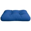vidaXL Coussin de palette bleu royal 50x50x12 cm tissu