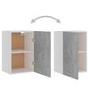 vidaXL Armoire suspendue "Lyon" Gris b&eacute;ton 39,5 x 31 x 60 cm Bois d'ing&eacute;nierie