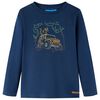T-shirt enfants &agrave; manches longues bleu marine 116
