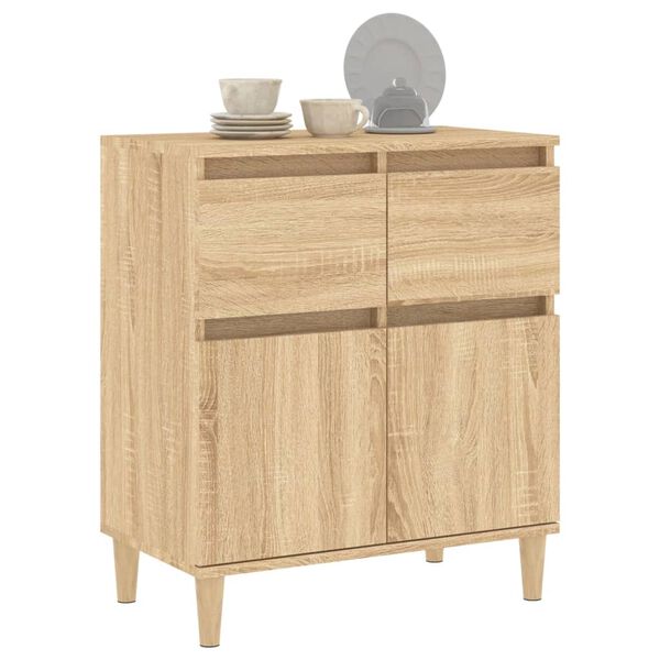 vidaXL Buffet Ch&ecirc;ne sonoma 60x35x70 cm Bois d'ing&eacute;nierie