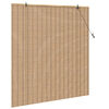 vidaXL Store enrouleur avec des rideaux Nature 140 x 160 cm Bambou