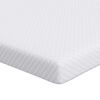 vidaXL Surmatelas Blanc 200 x 200 cm Tissu Jacquard
