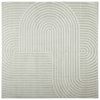vidaXL Tapis de surface Carr&eacute; PALMERAS Vert 120 x 120 cm Polyester