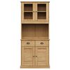 vidaXL Buffet haut VIGO 78x40x175 cm bois massif de pin