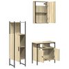 vidaXL Ensemble de meubles de salle de bain 3 pcs ch&ecirc;ne sonoma