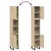 vidaXL Armoire salle de bain chêne sonoma 30x30x190 cm