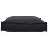 vidaXL Coussin Noir 70 x 70 x 12 cm Tissu Oxford