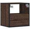 vidaXL Tables de chevet murales 2 pcs ch&ecirc;ne marron 40x31x39,5 cm
