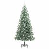 vidaXL Arbre de No&euml;l artificiel floconn&eacute; de neige avec lumi&egrave;re LED