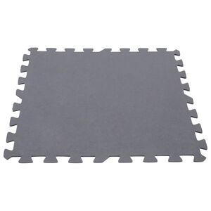 Intex Protecteur de sol rembourr&eacute; verrouillable 8pcs 50x50x0,5cm 1,9m&sup2;