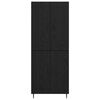 vidaXL Haut Armoire 2 pcs Ch&ecirc;ne noir Bois d'ing&eacute;nierie