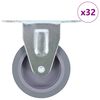 vidaXL 32 pcs Roulettes fixes 75 mm