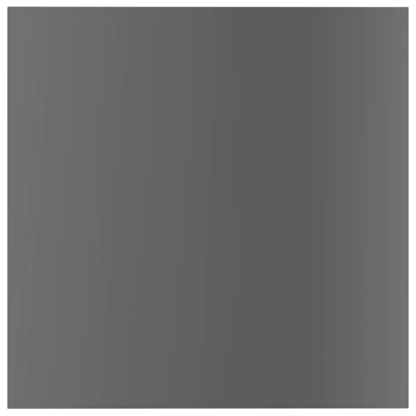 vidaXL Panneaux de biblioth&egrave;que 8 pcs gris brillant bois d&rsquo;ing&eacute;nierie