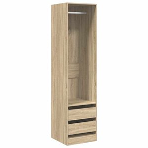 vidaXL Garde-robe avec tiroirs Ch&ecirc;ne sonoma Bois d'ing&eacute;nierie