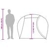 vidaXL Tente de camping &agrave; d&ocirc;me 4 personnes tissu occultant imperm&eacute;able