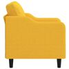 vidaXL Fauteuil Jaune clair 60 cm Tissu