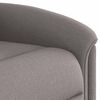 vidaXL Fauteuil inclinable électrique taupe tissu