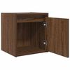 vidaXL Tables de chevet murales 2 pcs ch&ecirc;ne marron 38x34x40 cm