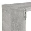 vidaXL &Eacute;tag&egrave;res cube murales 6 pcs gris b&eacute;ton bois d'ing&eacute;nierie