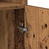 vidaXL Haut Armoire Bois Ancien 80 x 42,5 x 185 cm Bois d'ing&eacute;nierie