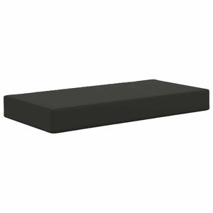 vidaXL Coussin de Si&egrave;ge d'Ext&eacute;rieur 100 % polyester Noir