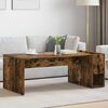 vidaXL Table basse Ch&ecirc;ne fum&eacute; 101,5 x 50 x 37 cm Bois d'ing&eacute;nierie