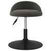 vidaXL Tabouret de massage Gris fonc&eacute; Velours
