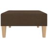 vidaXL Repose-pied Marron 78x56x32 cm Tissu