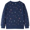Sweatshirt pour enfants m&eacute;lange bleu marine 104