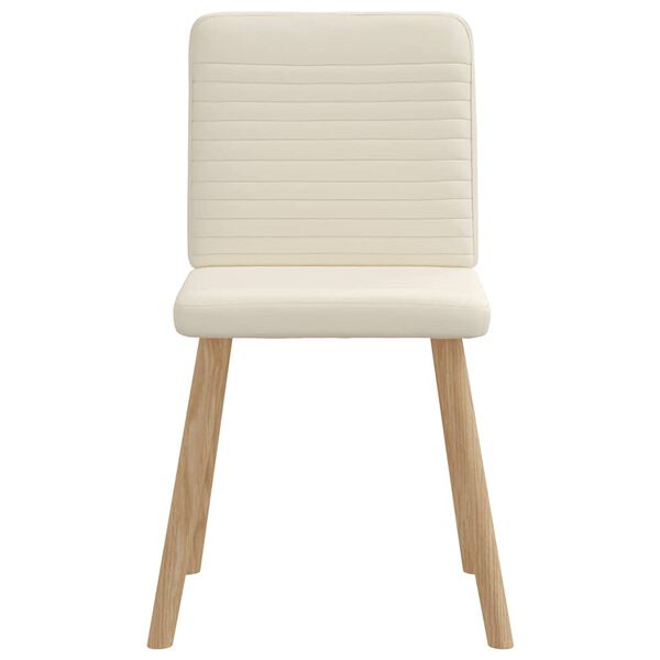 vidaXL Chaises &agrave; manger lot de 4 Lin