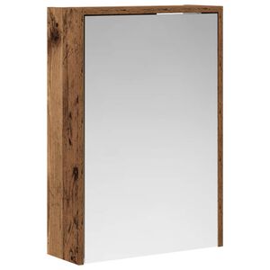 vidaXL Armoire Miroir de Salle de Bain Bois ancien 43 x 16 x 62.5 cm