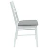 vidaXL Chaises de salle &agrave; manger 2 pcs Blanc 43 x 54 x 89 cm