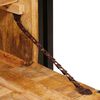vidaXL Cabinet &agrave; chaussures avec stockage Marron Bois de mangue massif
