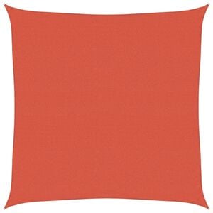 vidaXL Voile d'ombrage 160 g/m&sup2; Terre cuite 7x7 m PEHD