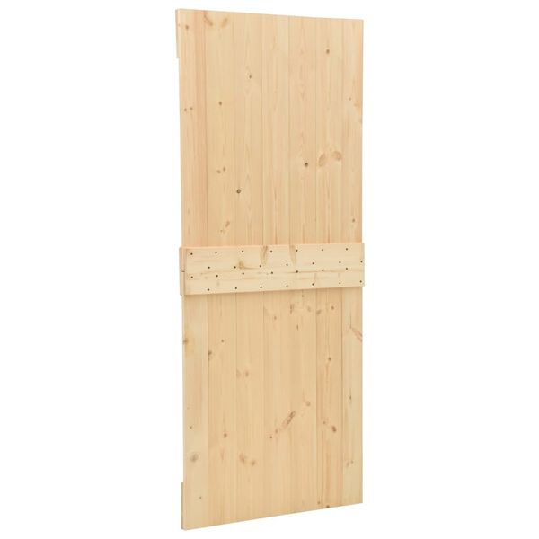 vidaXL Porte 90x210 cm Bois de pin massif