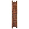 vidaXL Cloison de s&eacute;paration 4 panneaux Marron 160x165cm Bois manguier