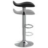 vidaXL Tabourets de bar lot de 2 noir acier chromé et cuir artificiel