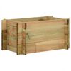 vidaXL Lit de l&eacute;gumes sur&eacute;lev&eacute; de jardin Vert 80 x 80 x 32 cm