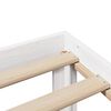 vidaXL Lit biblioth&egrave;que sans matelas blanc 75x190cm bois de pin massif