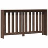 vidaXL Cache-radiateur ch&ecirc;ne marron 149x20x82 cm bois d'ing&eacute;nierie