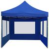 vidaXL Tente de r&eacute;ception pliable avec parois Aluminium 6 x 3 m Bleu