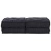 vidaXL Canapé modulaire 2 pcs Anthracite 140 x 70 x 36 cm tissu
