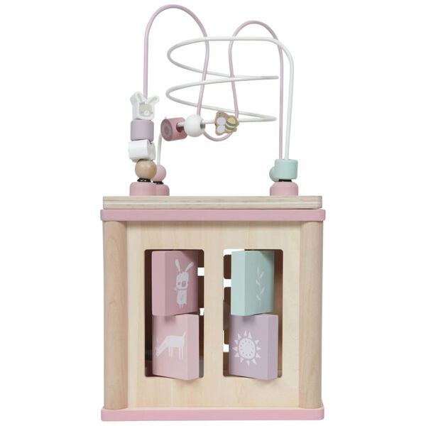 Little Dutch Cube d'activit&eacute;s Bois Rose LD4427