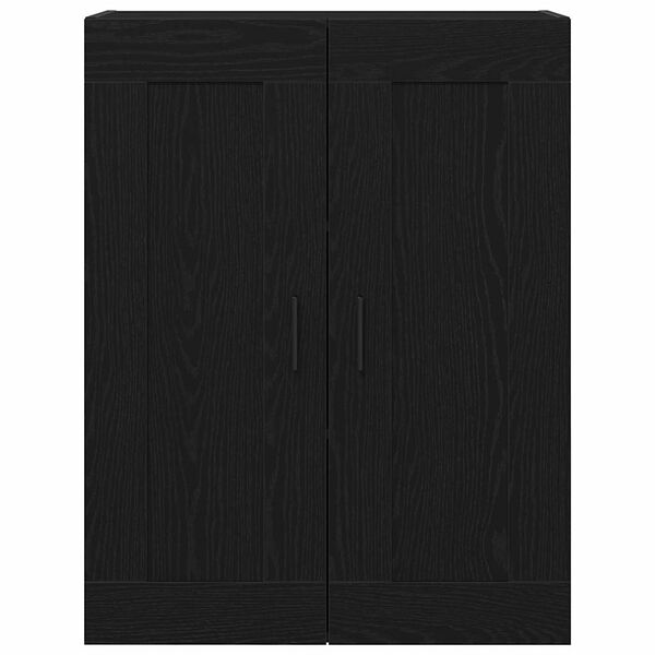 vidaXL Meuble mural Ch&ecirc;ne noir 69,5 x 34 x 90 cm Bois d'ing&eacute;nierie