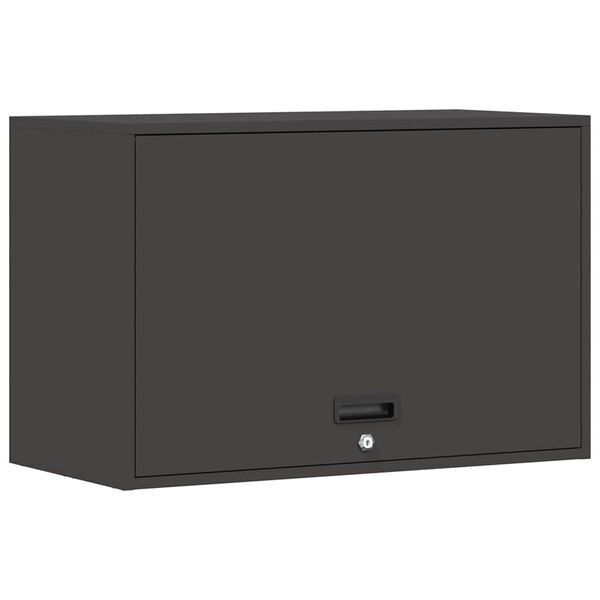 vidaXL Armoire murale pour garage Noir 80 x 40 x 53 cm