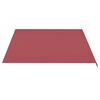 vidaXL Tissu de remplacement pour auvent Bordeaux rouge 4,5x3,5 m