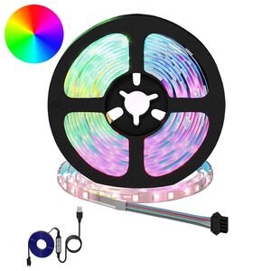 vidaXL Bande LED 2 pc Noir et Transparent Cuivre et plastique