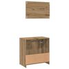 vidaXL Ensemble de meubles salle de bain 2 pcs bois d'ingénierie